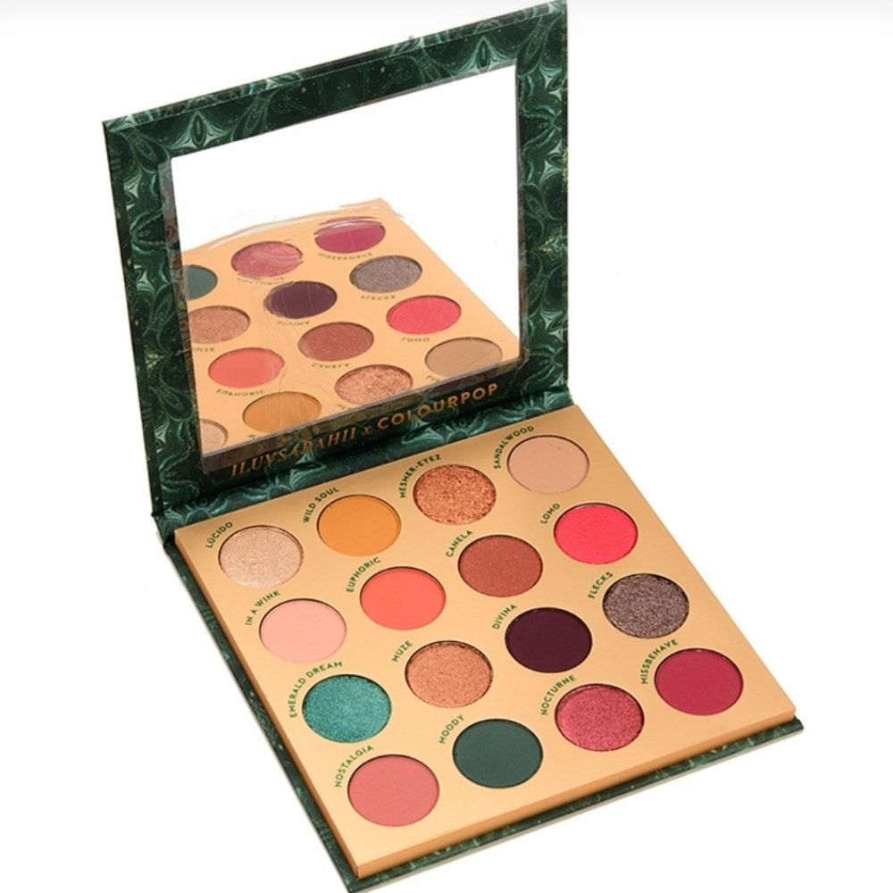Iluvsarahii x colourpop eyeshadow palette